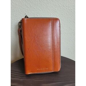 Skyborne Travel Wallet Premium - Leather RFID Blocking Passport Holder Wallet